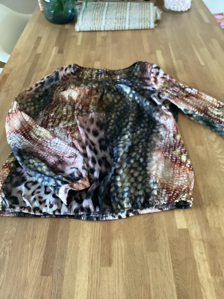 Expresso blouse met kleurenpatroon - Zo goed als nieuw, Ophalen of Verzenden, Zo goed als nieuw, Maat 38/40 (M)