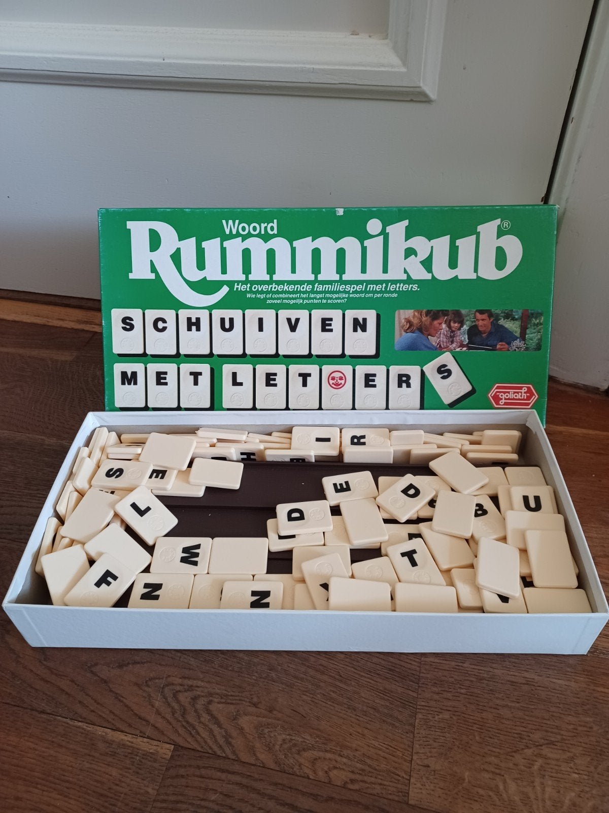 Rummikub letters, Een of twee spelers, Ophalen of Verzenden, Gebruikt, Goliath