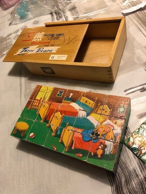Picture Cubes Goldilocks and the Three Bears WB 202, Antiek en Kunst, Ophalen of Verzenden