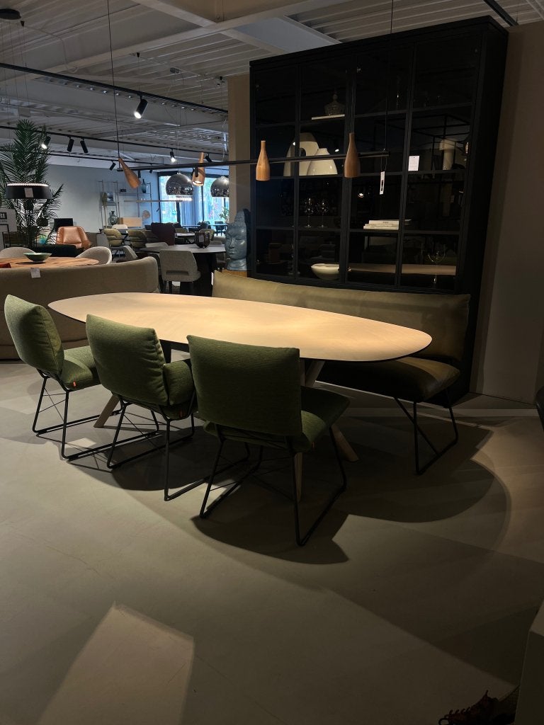 Mobitec Eclipse eettafel | E44 Light sand matte eiken, Huis en Inrichting, Marketing@mobitec.be, Mobitec, 100 tot 150 cm, Eikenhout