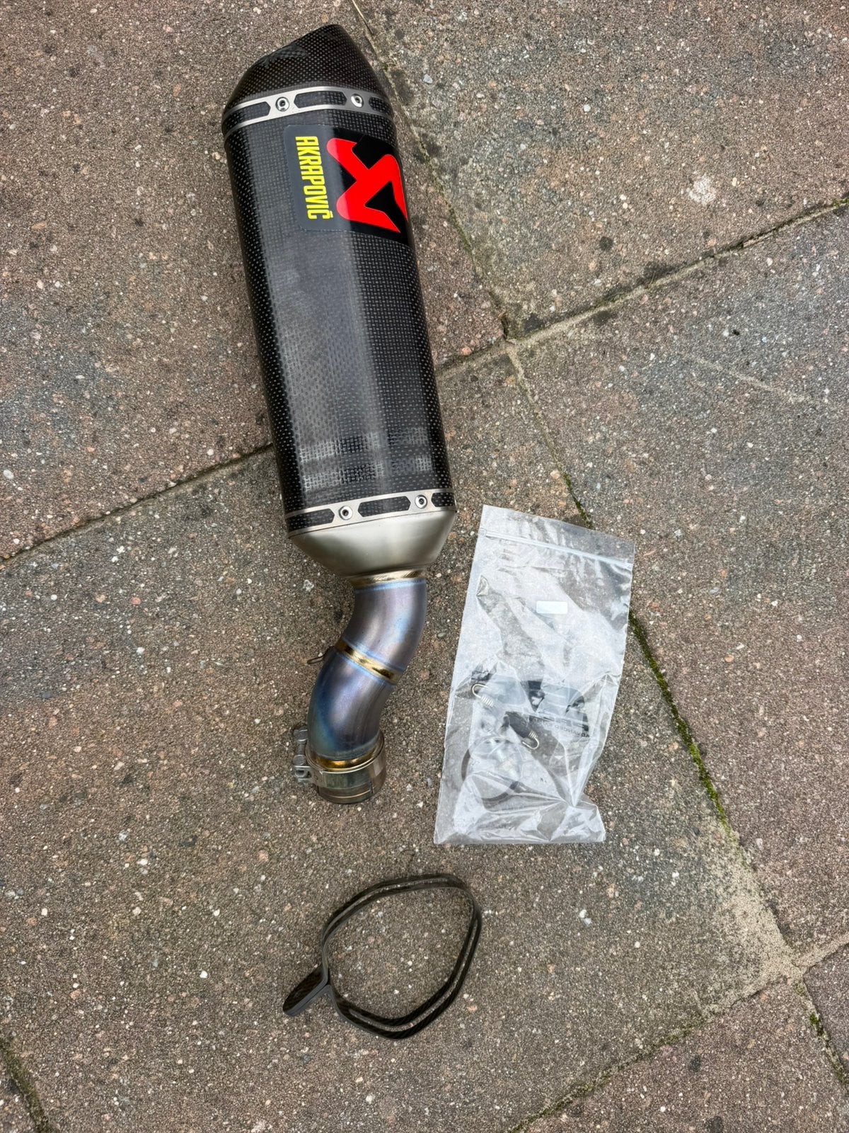 Akrapovic track uitlaat, Auto-onderdelen, Ophalen, Gebruikt