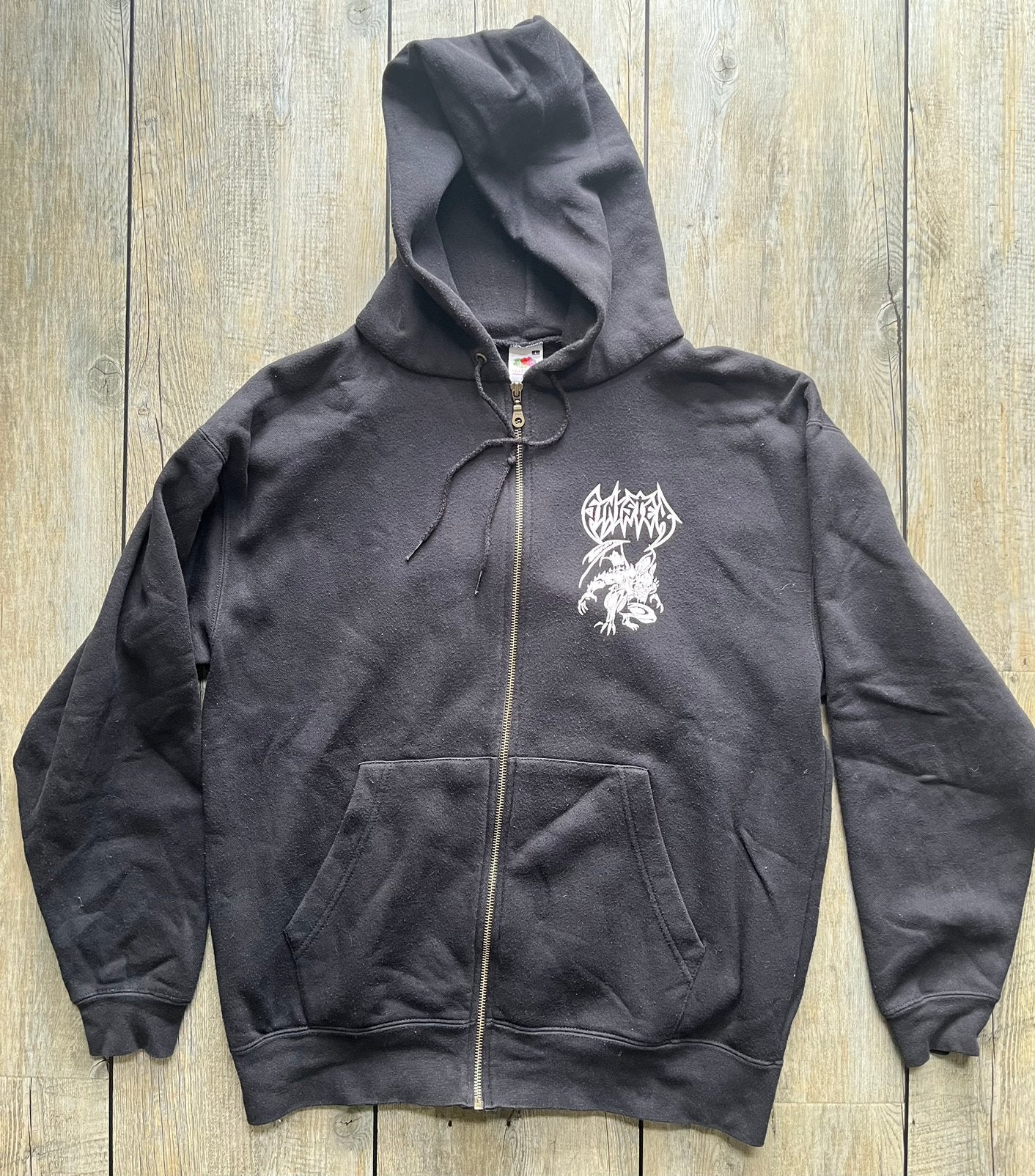 Origineel | SINISTER | Longsleeve | 2009 | L, Ophalen of Verzenden, Zo goed als nieuw, Maat 52/54 (L), Zwart