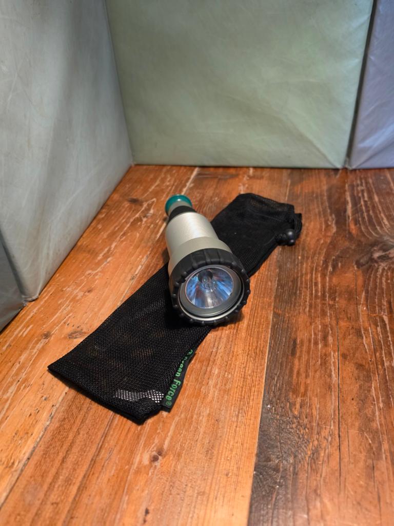Greenforce halogeen duiklamp (kop), Ophalen of Verzenden, Gebruikt, Duiklamp