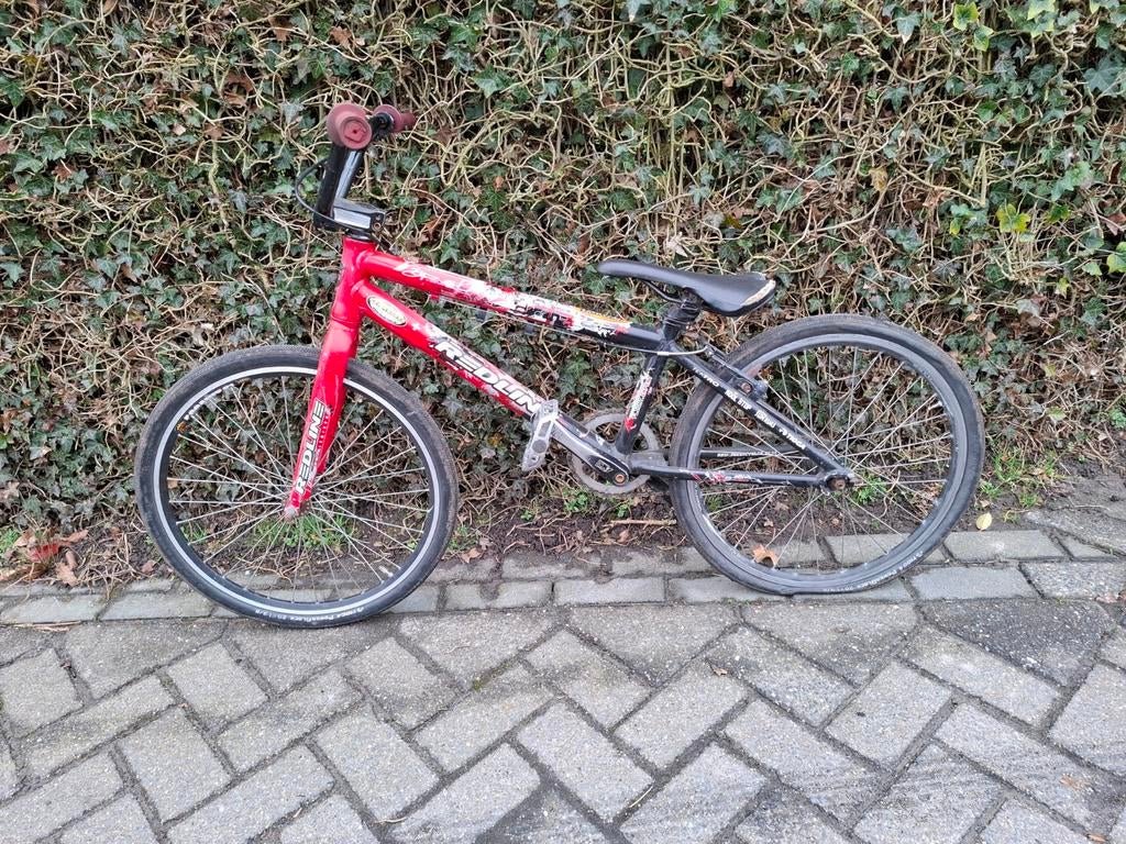 Lichtgewicht BMX - Redline - met lekke achterband, Ophalen, Gebruikt, Velgrem, Redline