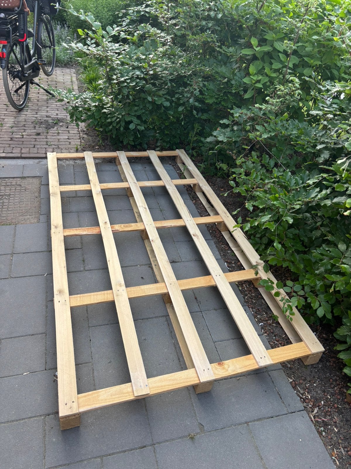 Pallet, Ophalen, Zo goed als nieuw, 200 tot 250 cm, 50 mm of meer