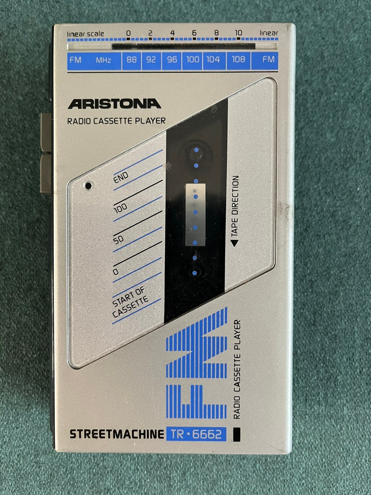 Aristona Street Machine TR-6662, Audio, Tv en Foto, Walkmans, Discmans en Minidiscspelers, Ophalen of Verzenden, Walkman