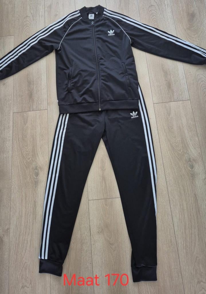 Adidas trainingspak zwart - Maat 170, Zwart, Overige maten, Ophalen of Verzenden, Adidas