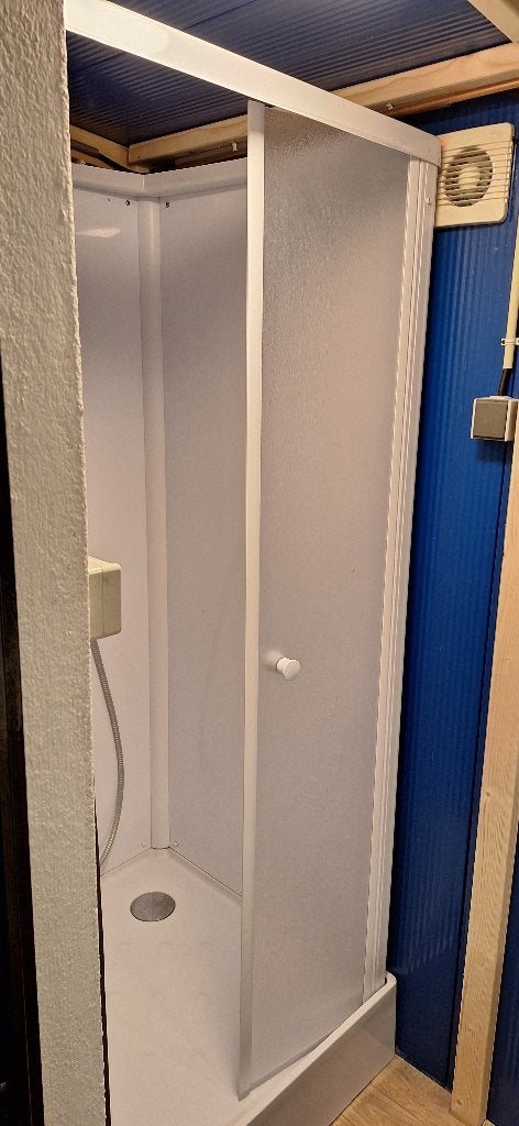 Douchecabine tijdelijk, Ophalen, Gebruikt, 200 cm of meer, 75 cm of meer