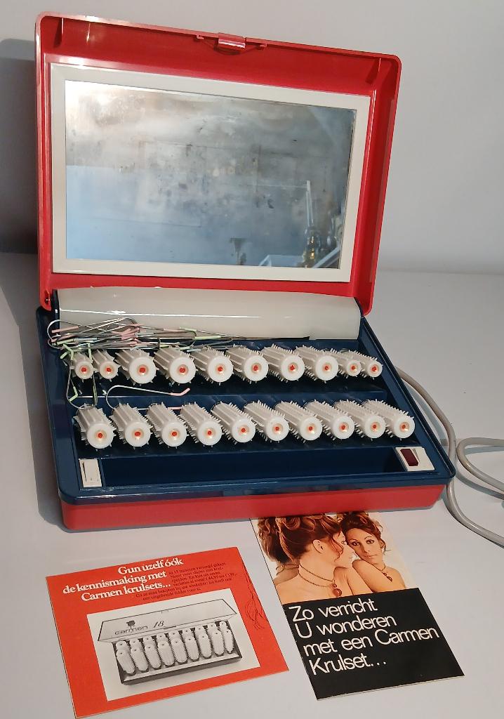 Vintage Elektrische Krulset Carmen Nieuw + Getest en Werkt!, Sieraden, Tassen en Uiterlijk, Uiterlijk | Haarverzorging, Carmen