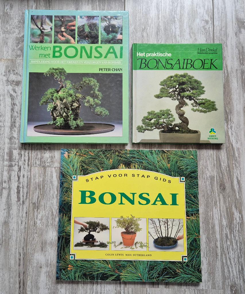 3x Bonsai boeken, Ophalen of Verzenden, Zo goed als nieuw, Overige soorten