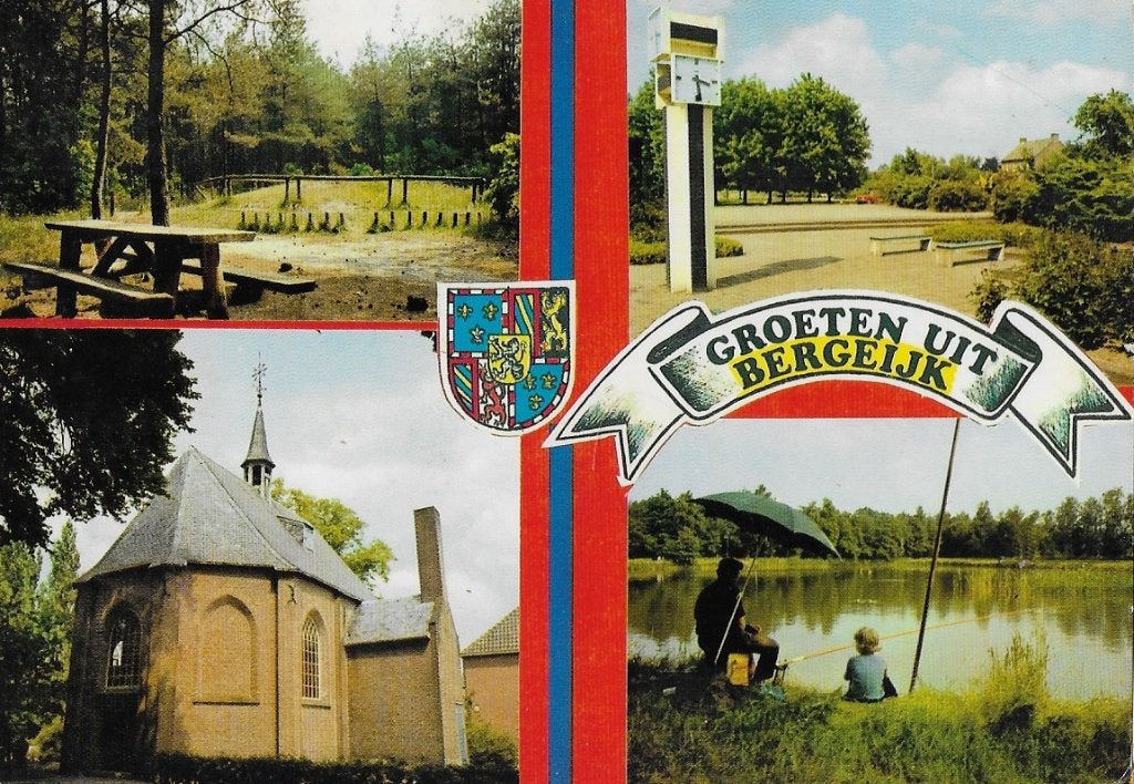 Bergeijk Gelopen Ansichtkaart ( 4456), Verzamelen, Ansichtkaarten | Nederland, Ophalen of Verzenden, 1980 tot heden, Gelopen