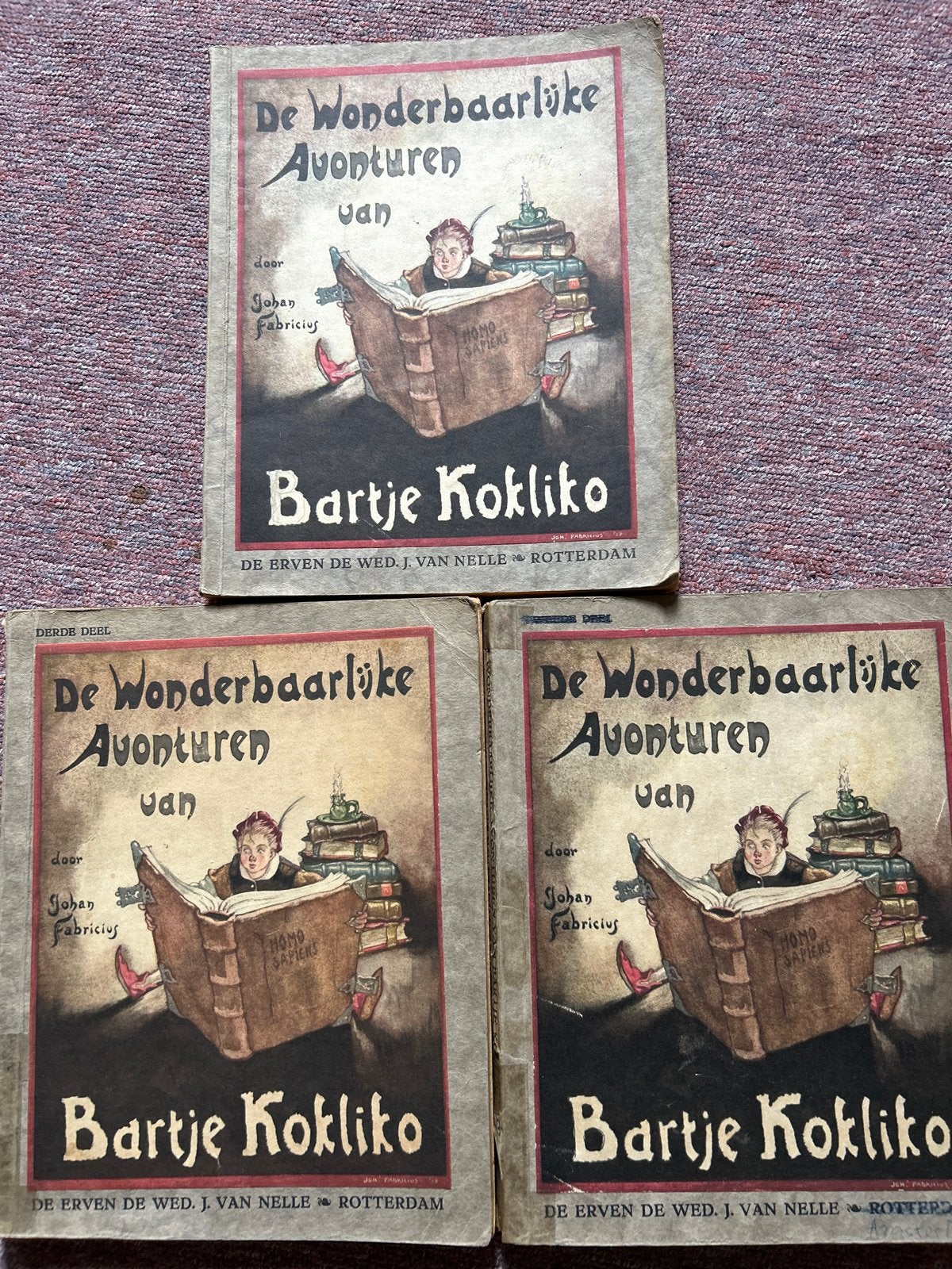 De Wonderbaarlijke Avonturen van Bartje Kokliko (3 delen), Boeken, Ophalen of Verzenden, Gelezen, Fictie algemeen
