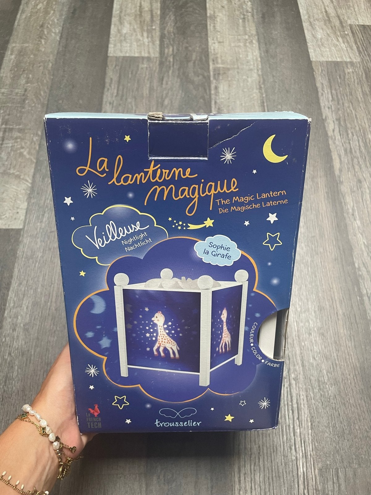 Trousellier Sophie de Giraf Magische Nachtlamp, Ophalen, Zo goed als nieuw, Overige typen