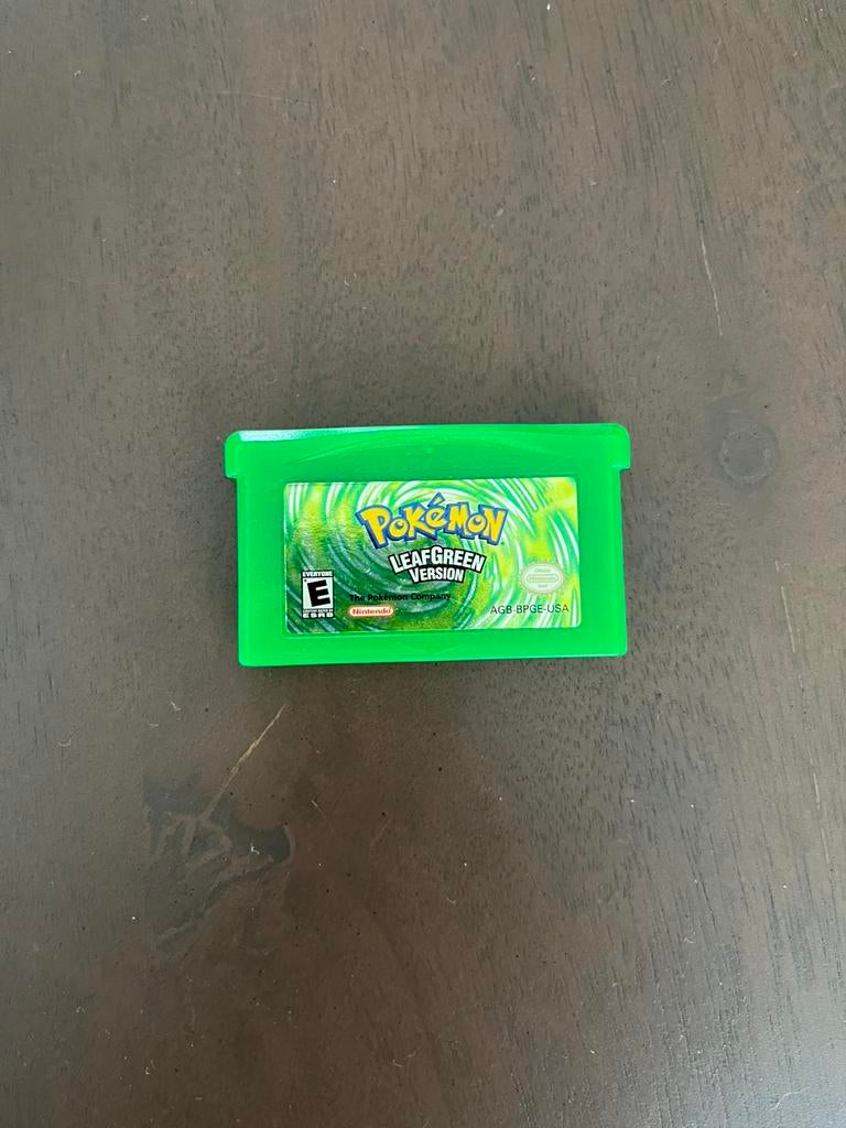 Pokemon Leaf Green. Werkt nog goed., Spelcomputers en Games, Games | Nintendo Game Boy, 1 speler, Zo goed als nieuw, Vanaf 7 jaar