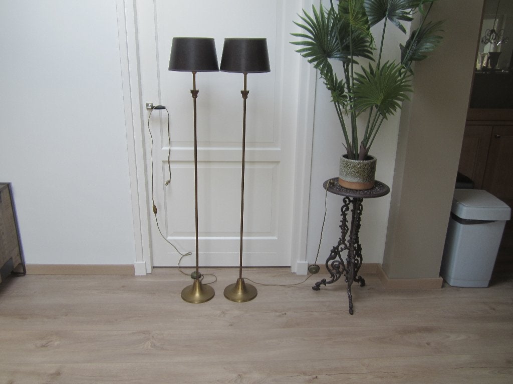 STAANDE SCHEMERLAMP MET KAP CURIOSA, Ophalen