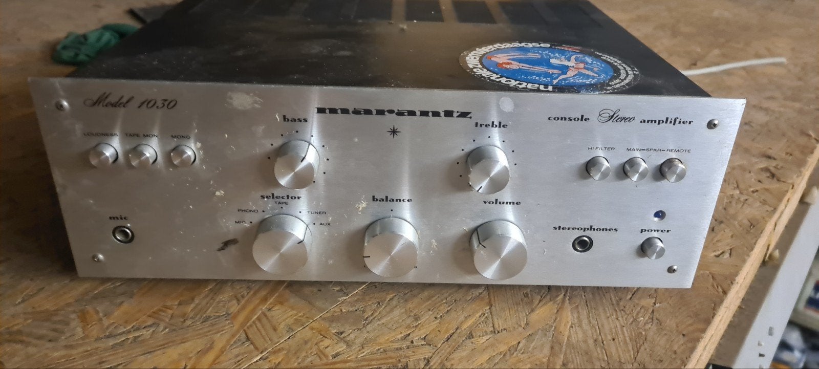 Marantz 1030 voor reparatie of onderdelen, Audio, Tv en Foto, Versterkers en Receivers, Gebruikt, Ophalen, Marantz, Minder dan 60 watt