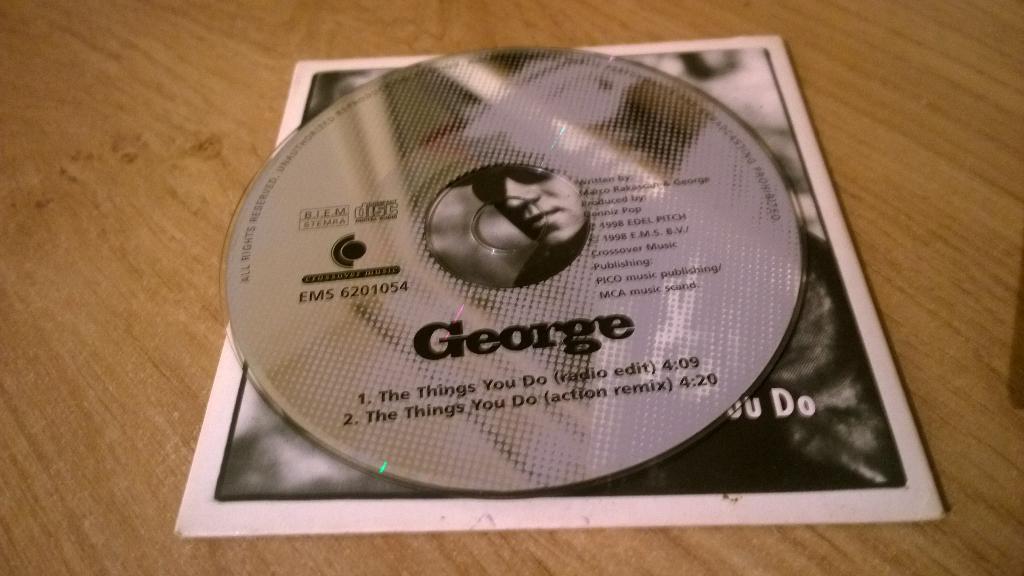 George ‎– The Things You Do , cardboard sleeve, Ophalen, Gebruikt, Pop