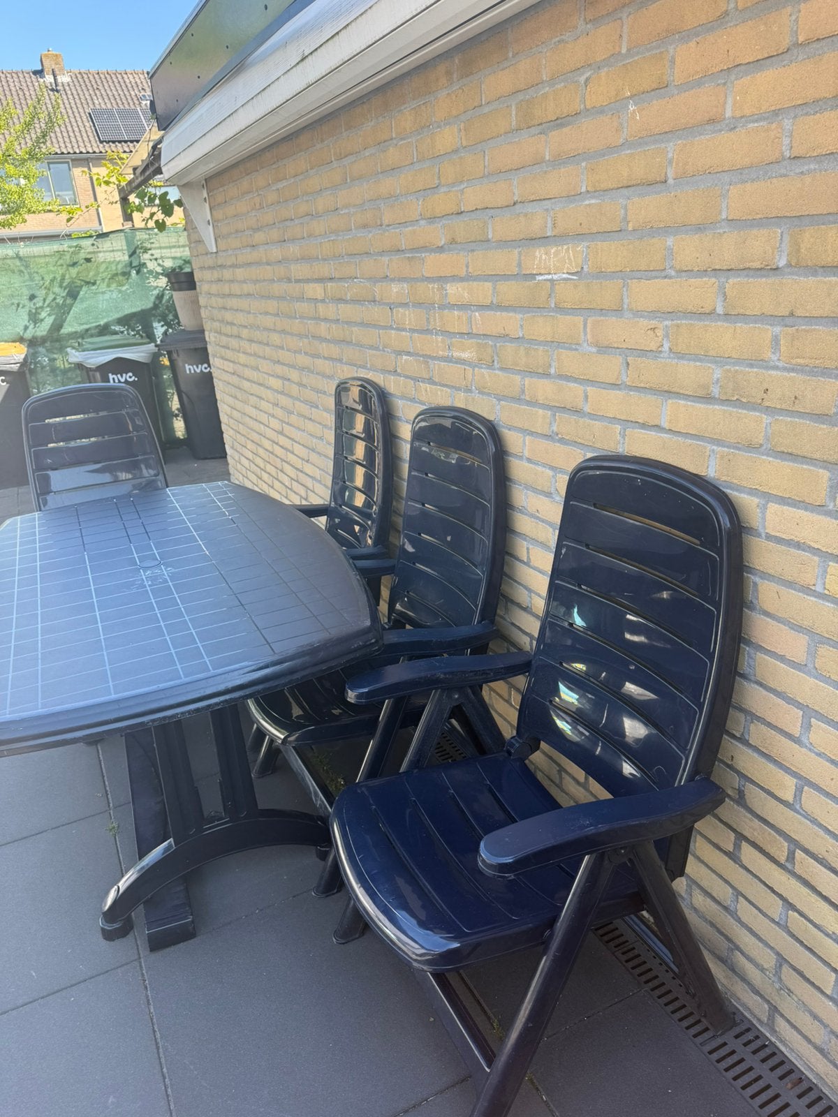 Loungeset, Ophalen of Verzenden, Zo goed als nieuw, Kunststof