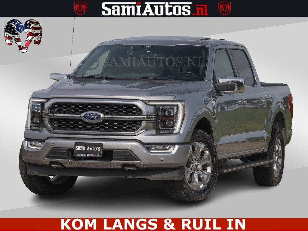 Ford USA F-150 PLATINUM | MASSAGE | PANO | GROOTSCHERM | COM, Automaat, 2378 kg, Gebruikt, Met garantie (alle)