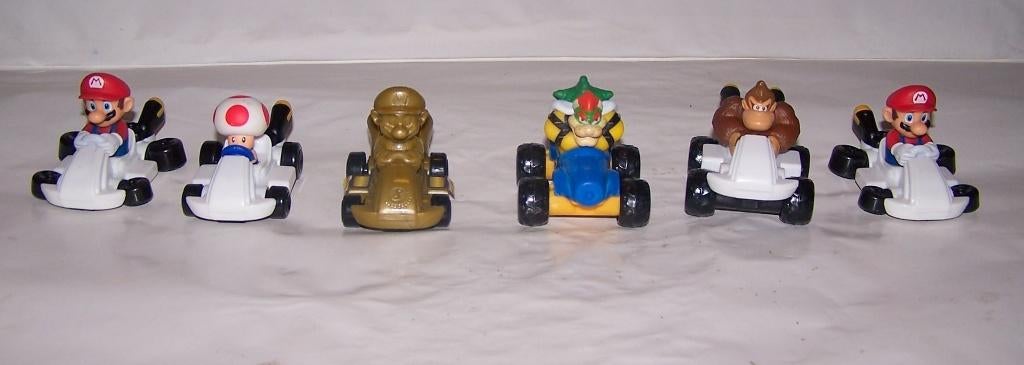 6 Mario Kart figuurtjes. Nieuwstaat., Ophalen of Verzenden, Zo goed als nieuw