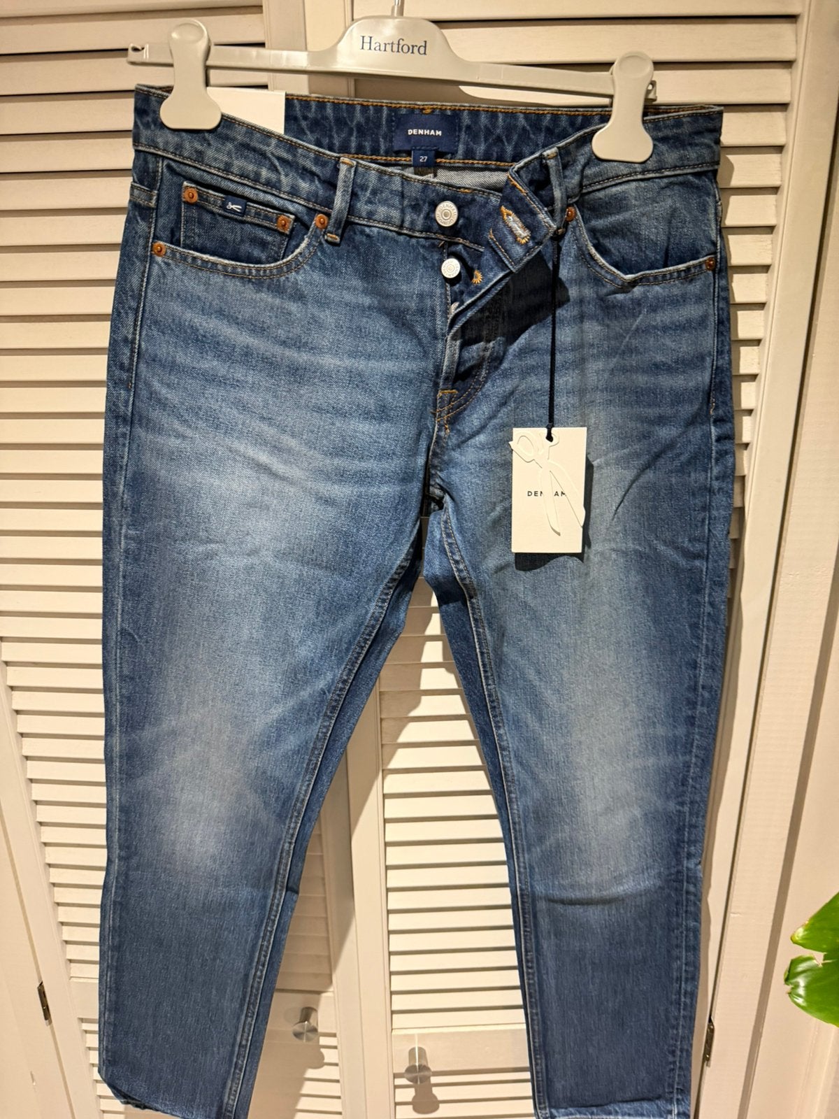 Nieuwe Denham Juri dames jeans 27-30, Verzenden, Nieuw, Blauw, W27 (confectie 34) of kleiner
