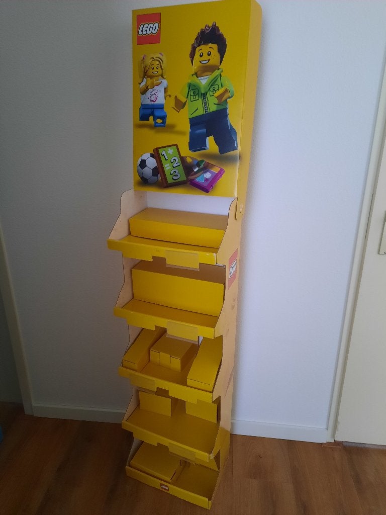 Lego kartonnen display met schappen, Ophalen of Verzenden, Gebruikt, Accessoire, Lego