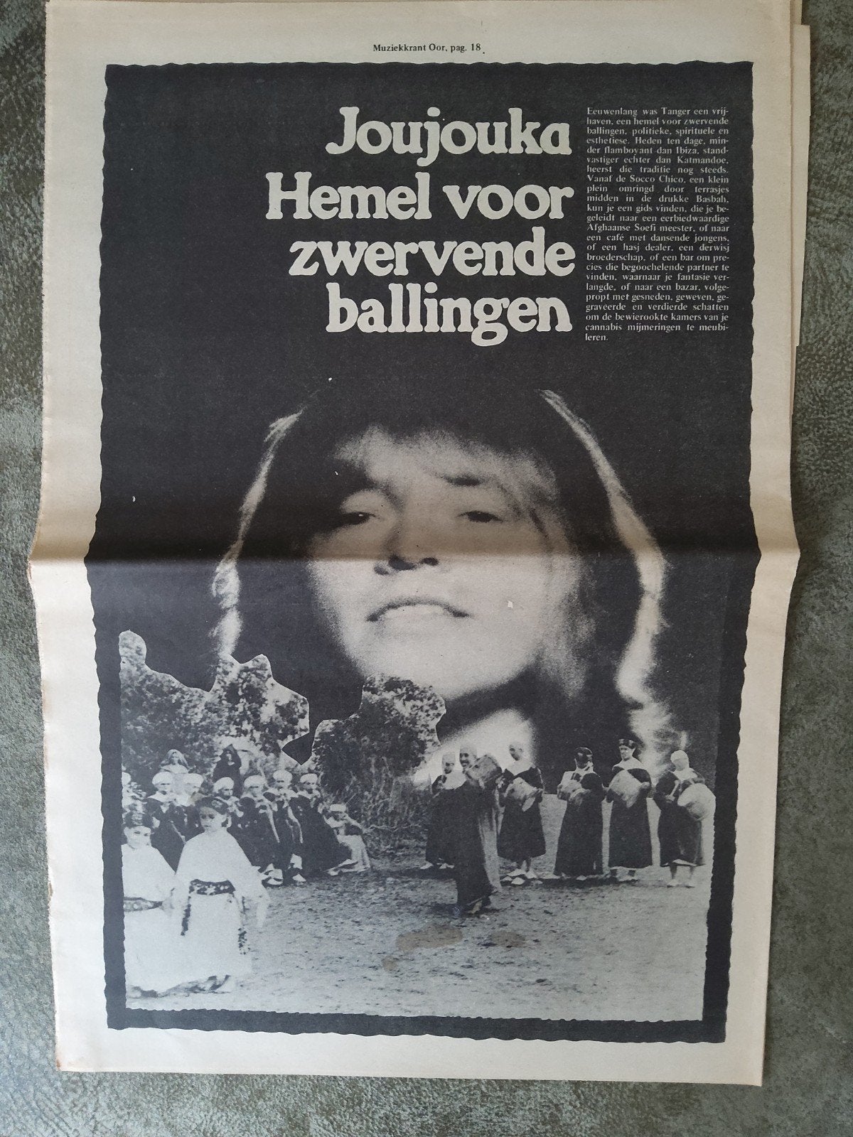 Brian Jones;  The story of Joujouka  A3 formaat, Ophalen of Verzenden, Zo goed als nieuw, Boek, Tijdschrift of Artikel