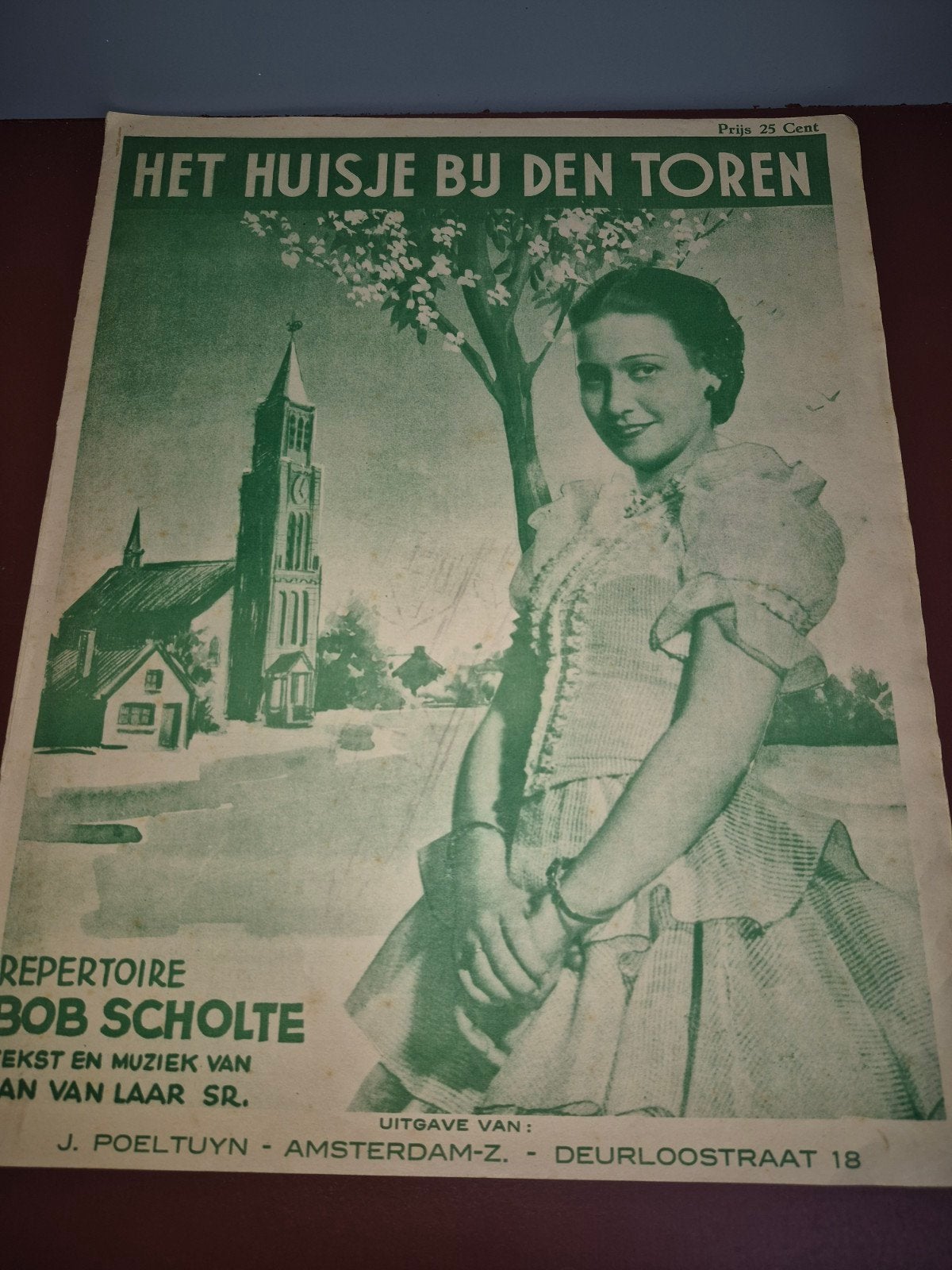 Oude bladmuziek: Het Huisje Bij Den Toren (1930s), Ophalen of Verzenden