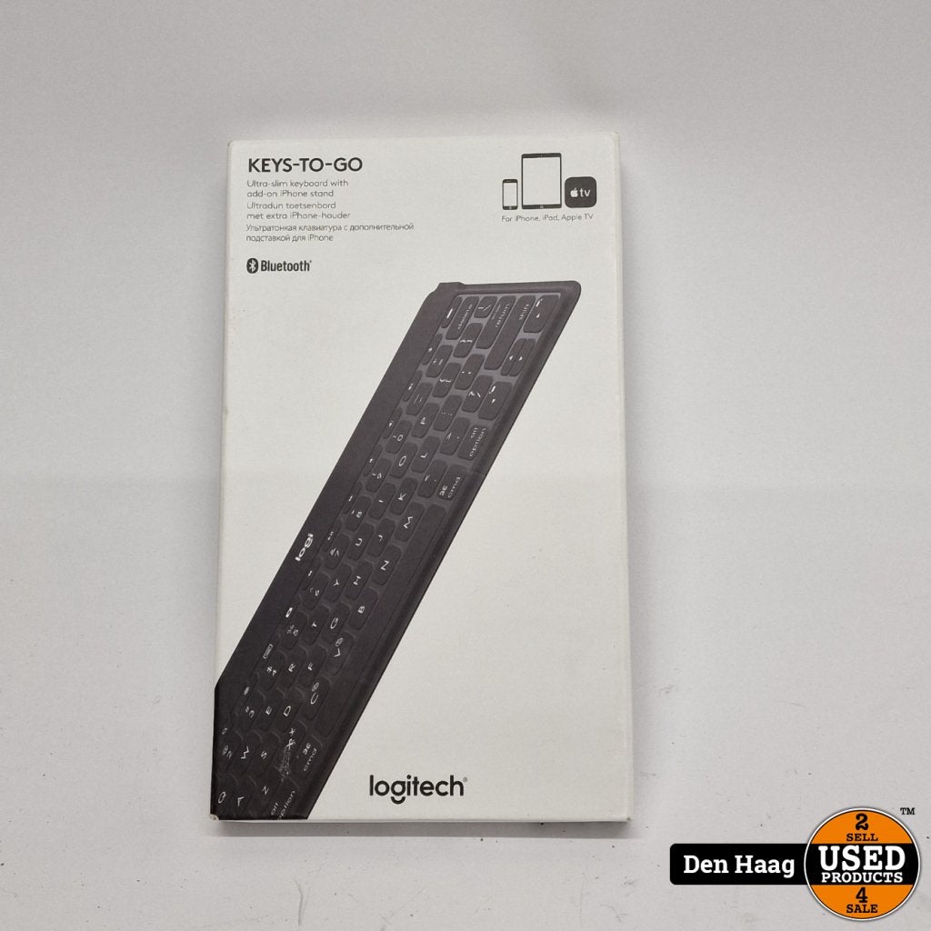 Logitech Keys-to-Go Ultra Slim-toetsenbord | Nette staat, Computers en Software, Toetsenborden, Logitech, Gebruikt, Support@logitech.com