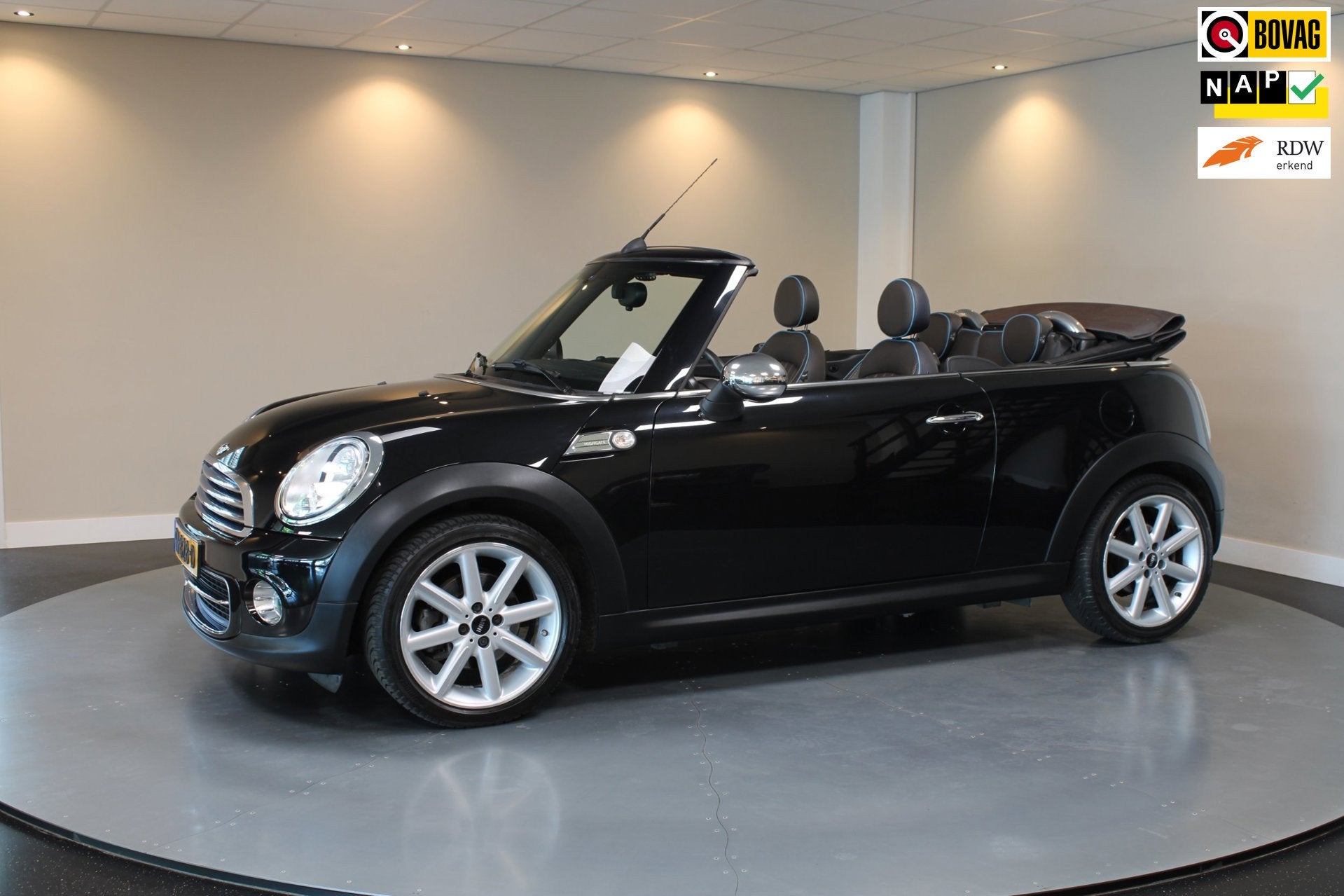 Mini Cabrio 1.6 Cooper Highgate *Special Edition* Leer|Stoel, Automatische klimaatregeling, Gebruikt, Euro 6, 4 cilinders