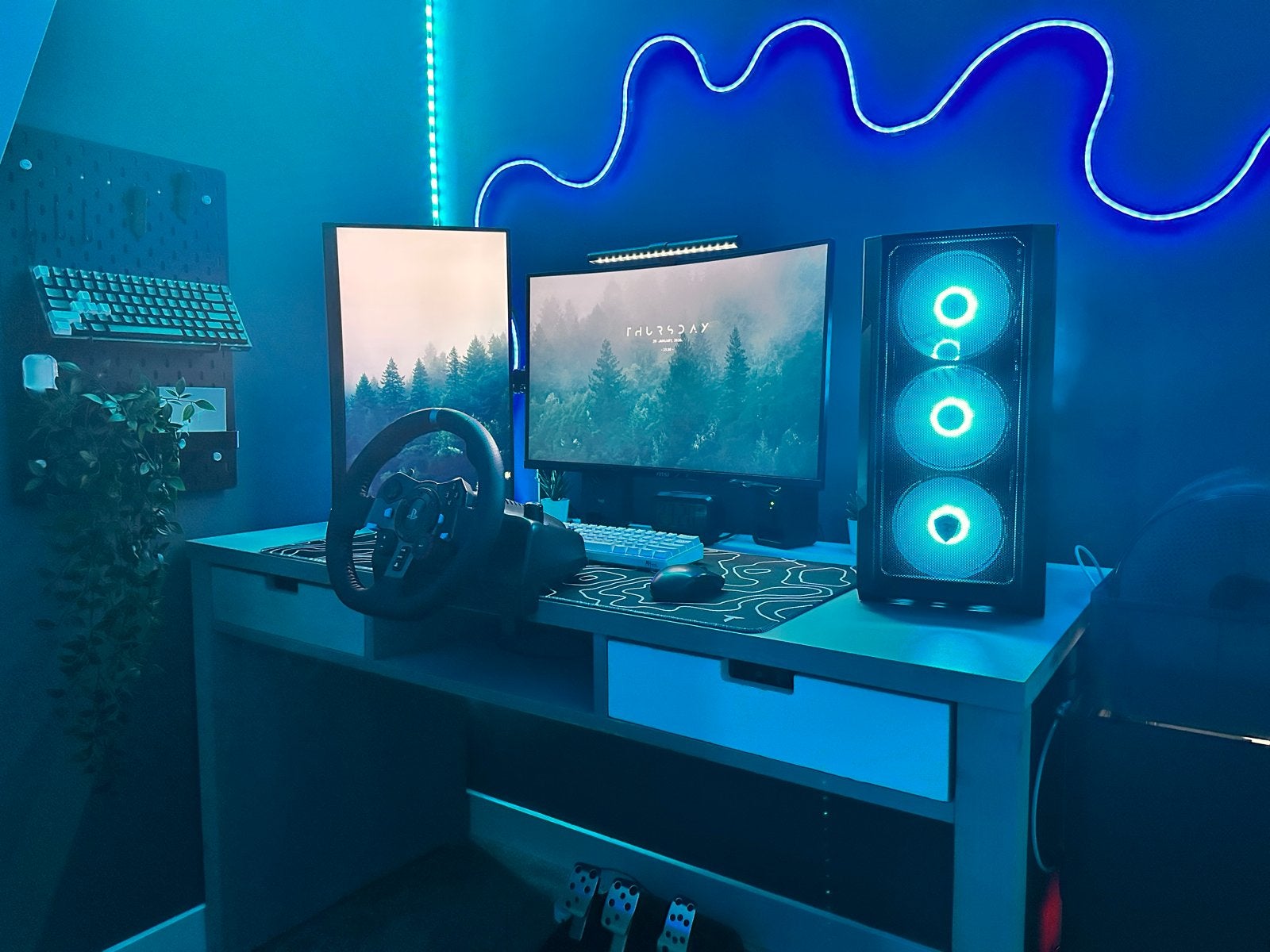 Logitech G29 Driving Force Racing Wheel voor PS5/PS4/PC, Ophalen, Overige merken, Zo goed als nieuw