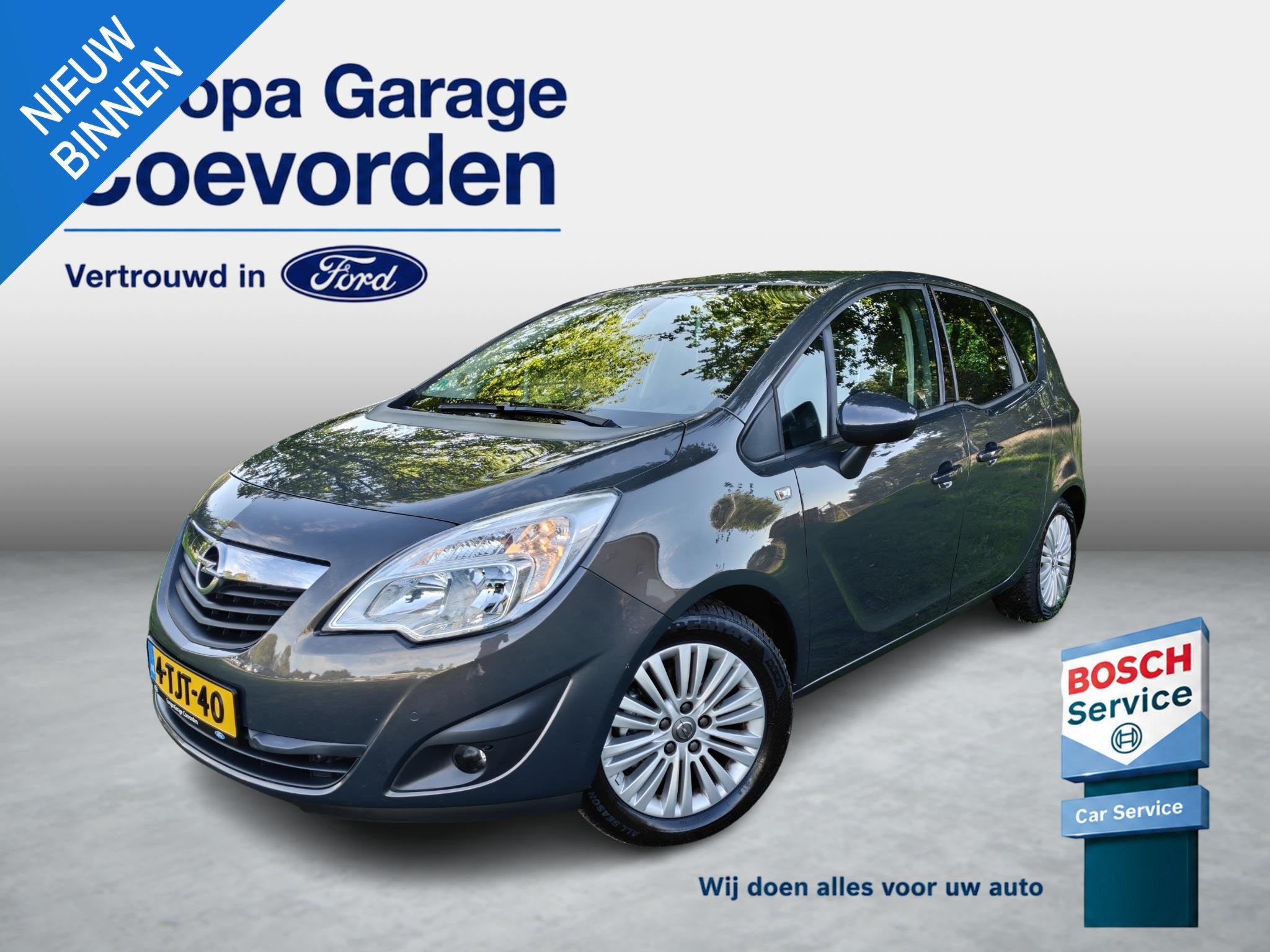 Opel Meriva 1.4 Turbo Cosmo | TREKHAAK | CRUISE | CLIMA | P., Auto's, Voorwielaandrijving, Euro 5, Stof, Gebruikt