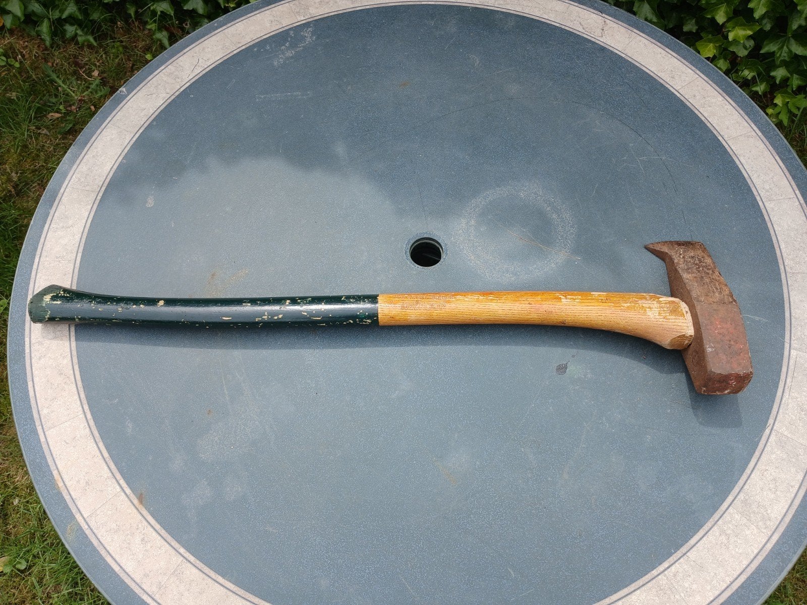 Kloof hamer met houten steel, Doe-het-zelf en Verbouw, Gereedschap | Handgereedschap, Ophalen of Verzenden, Gebruikt
