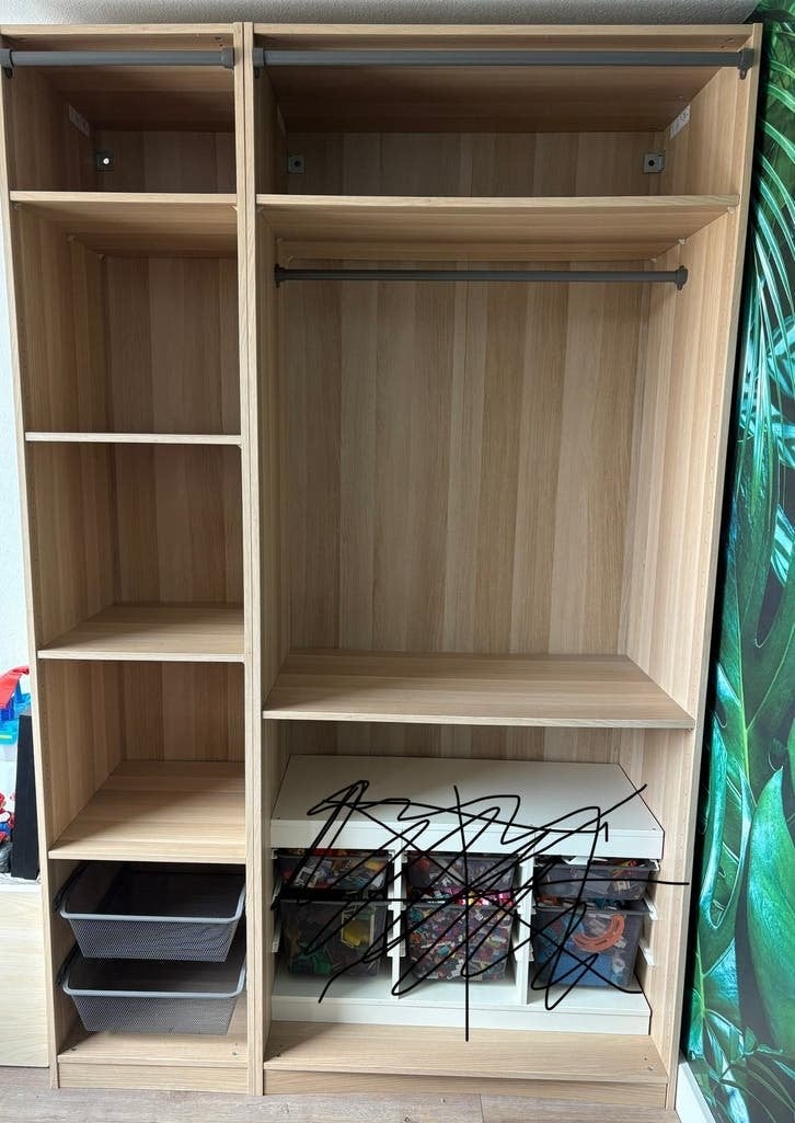 IKEA Paxkast eikeneffect, Ophalen, Gebruikt, 100 tot 150 cm, 200 cm of meer