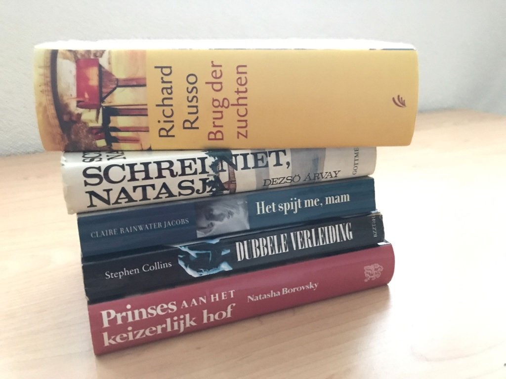 Boekenpakket: Richard Russo, Claire Rainwater Jacobs e.a., Boeken, Ophalen of Verzenden, Nederland, Richard Russo, Claire Rainwater Jacobs, Stephen Collins e.a.