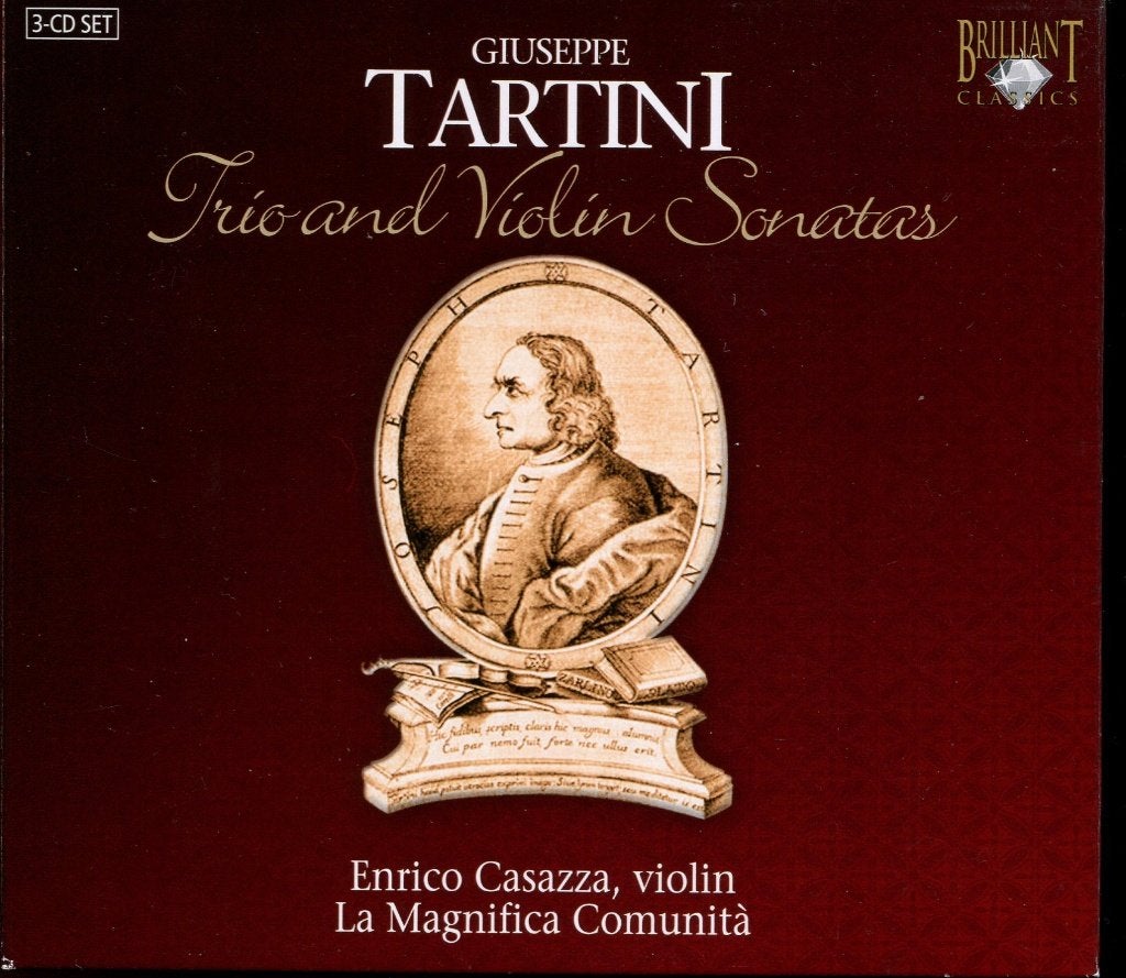 Giuseppe Tartini / Enrico Casazza, violin ( 3 cd ), Ophalen of Verzenden, Classicisme, Zo goed als nieuw, Overige typen
