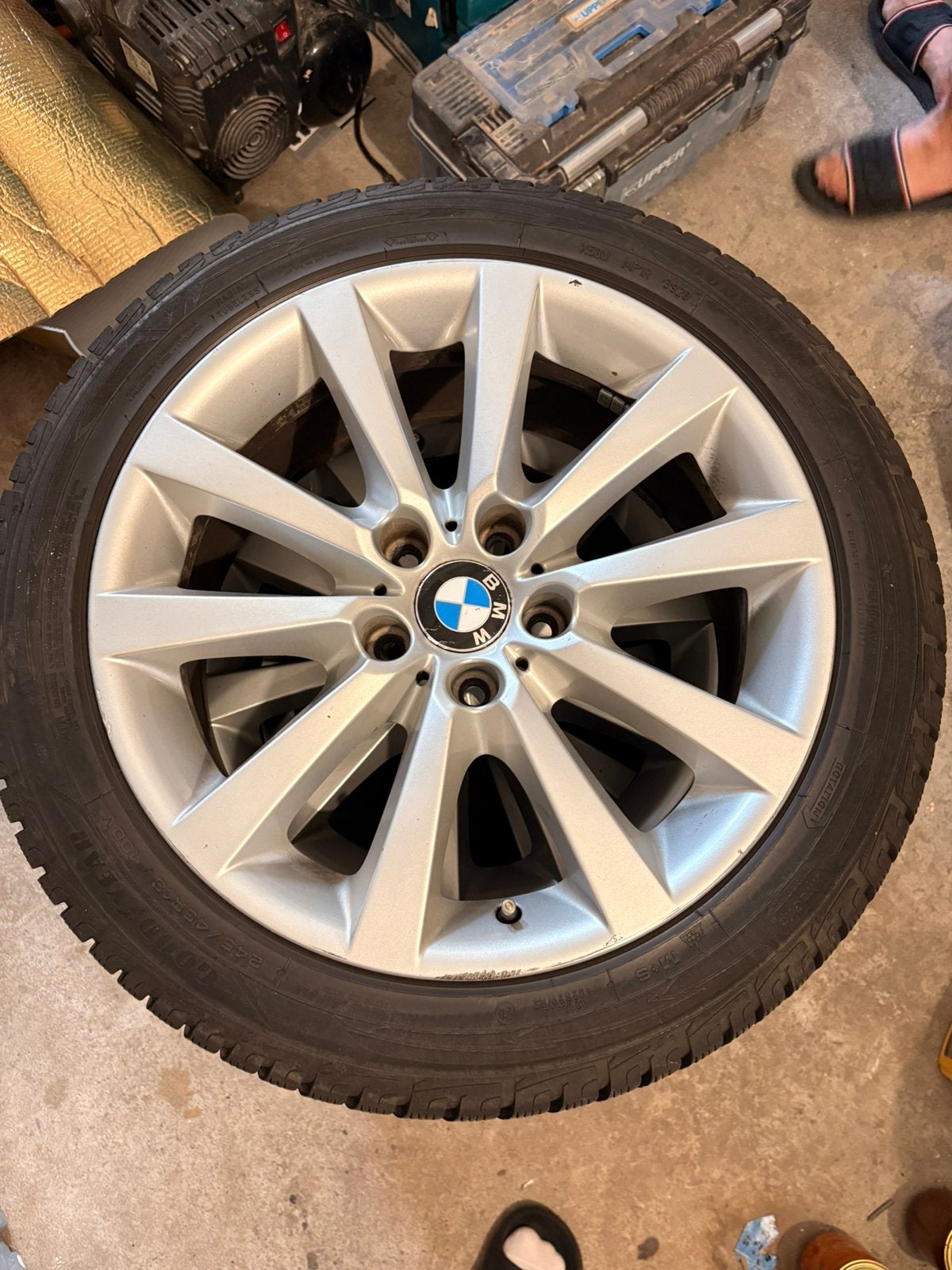Originele BMW Style 328 18’’ velgen + 2 sets banden, Ophalen, Zo goed als nieuw