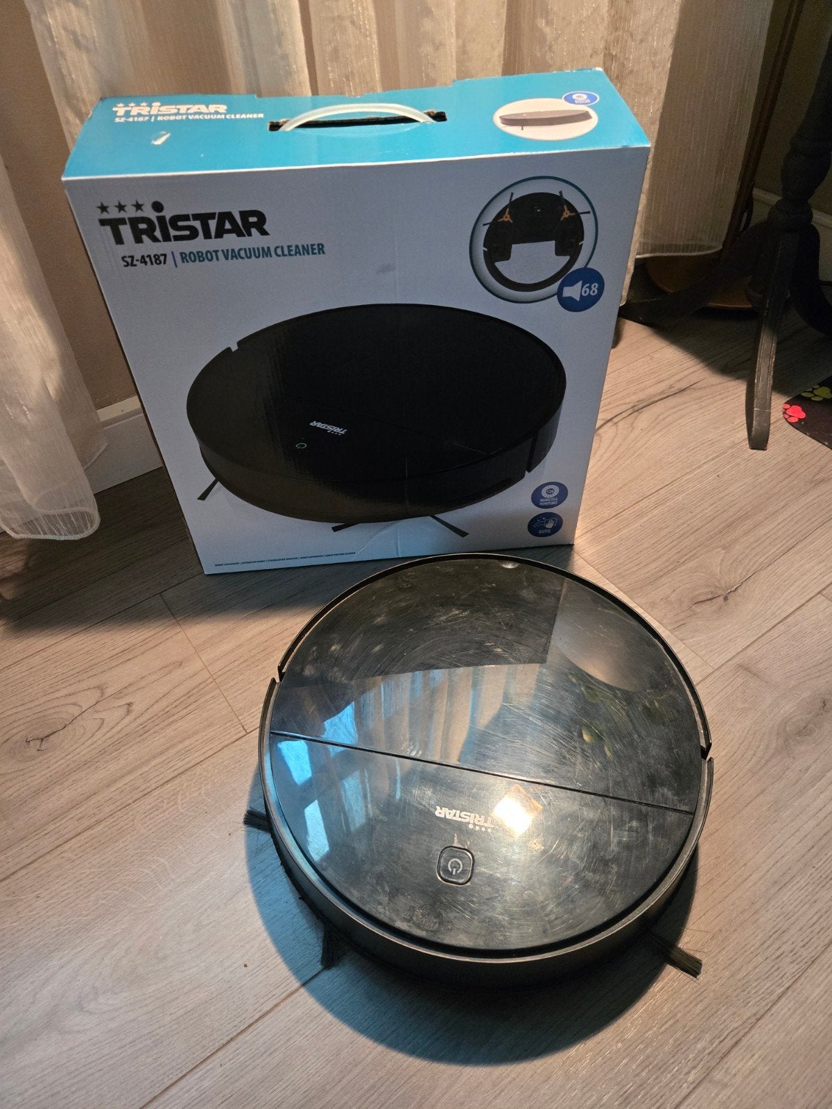Tristar SZ-4187 Robotstofzuiger - Zo goed als nieuw, Witgoed en Apparatuur, Overige merken, Geschikt voor harde vloeren, Ophalen of Verzenden