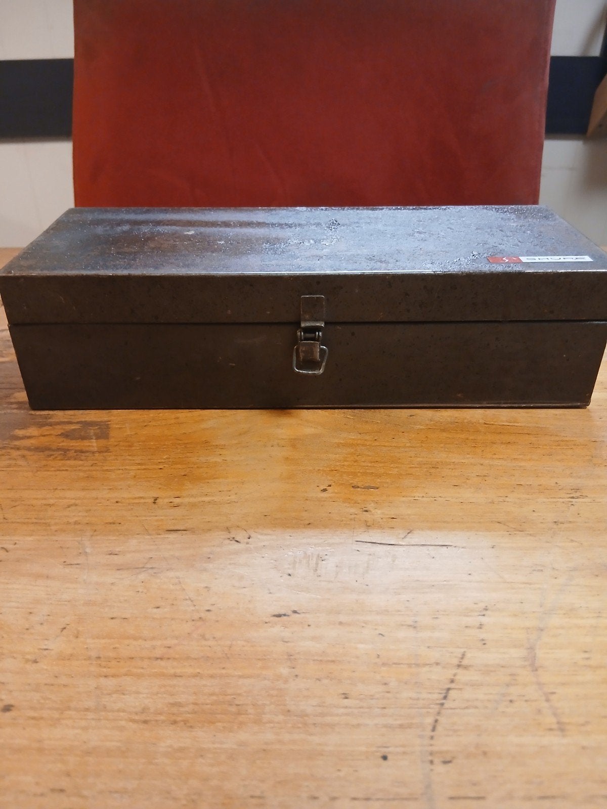Vintage Shure metalen kistje - 14,5x9,5x6,5 cm, Ophalen of Verzenden