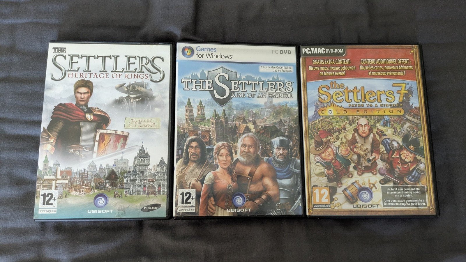 The Settlers PC Games Collectie (3 spellen), Spelcomputers en Games, Gebruikt, 1 speler, Ophalen of Verzenden, Strategie en Constructie