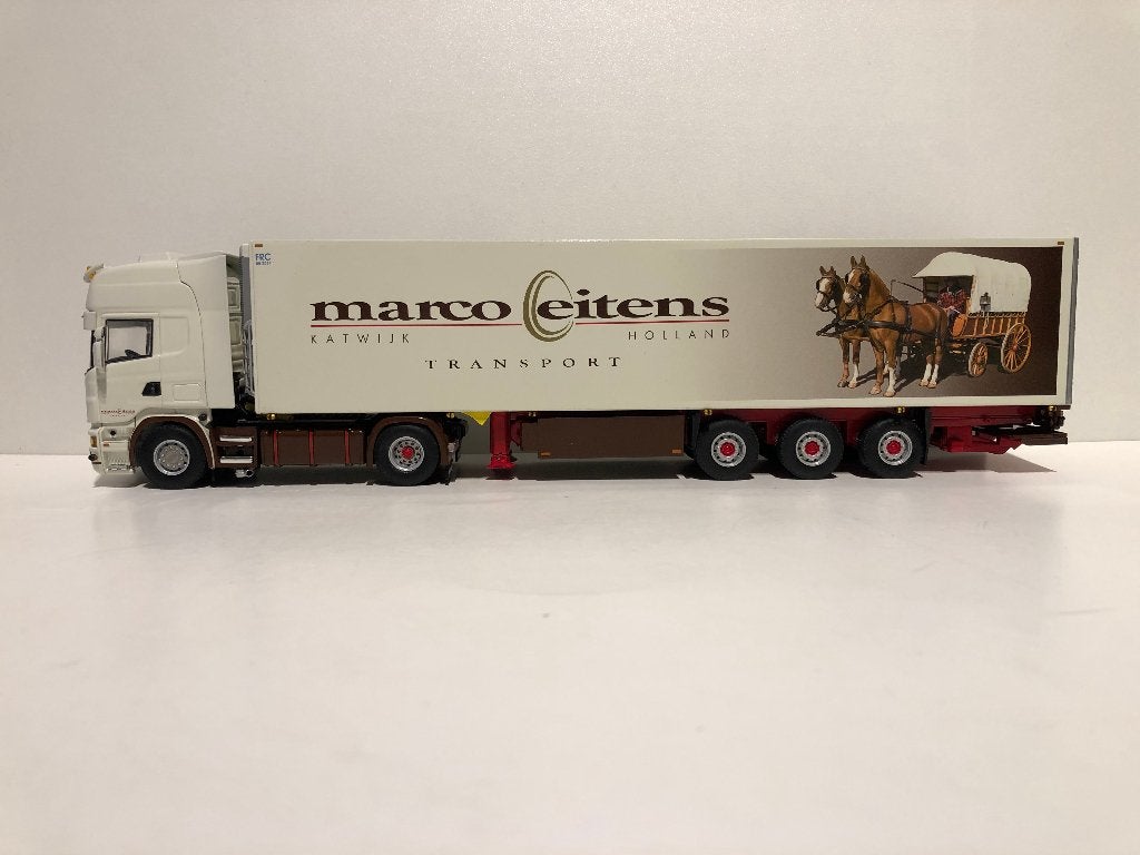 Scania Topline Marco Eitens + Koeler WSI 1:50 WSI 9381, Hobby en Vrije tijd, Modelauto's | 1:50, Ophalen of Verzenden, Zo goed als nieuw