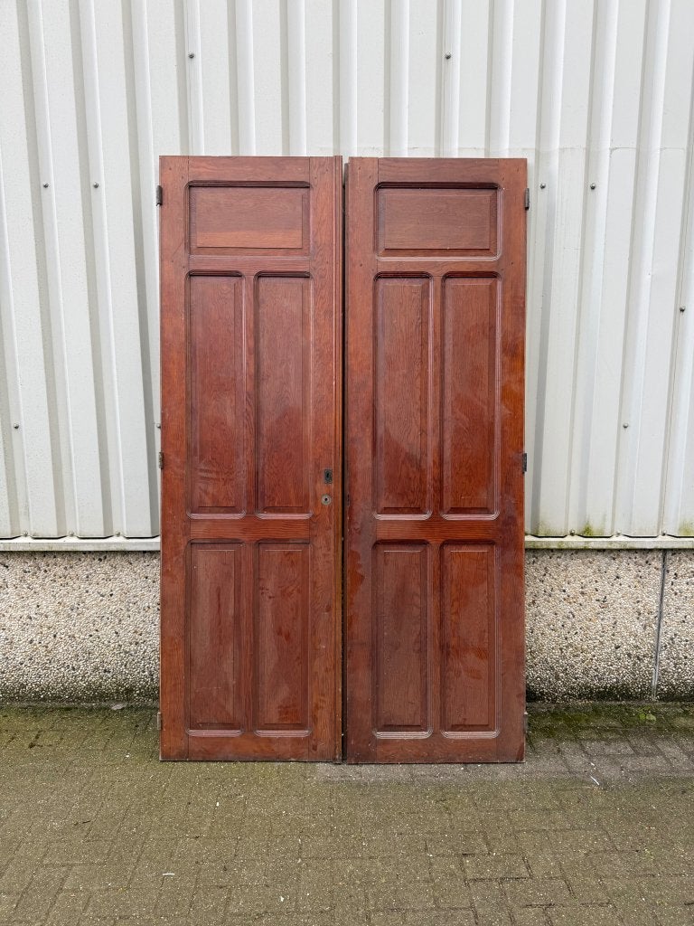 Prachtige set antieke pitchpine ensuitedeuren, La belle porte, Jurgen.hoogenboezem@gmail.com, Binnendeur, Ophalen of Verzenden