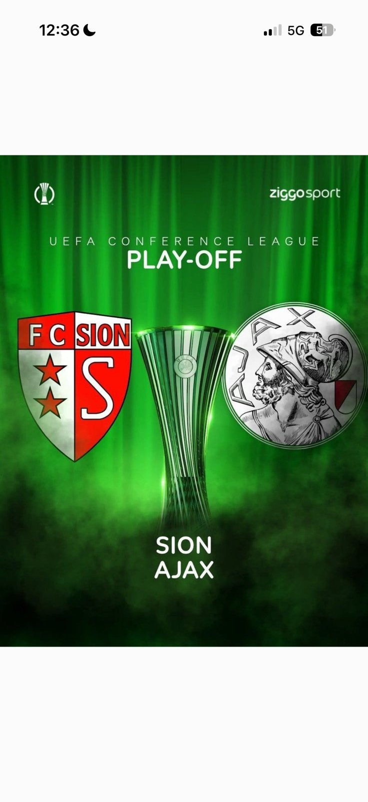Ajax - Sion 2x vak 116, Tickets en Kaartjes, Twee personen