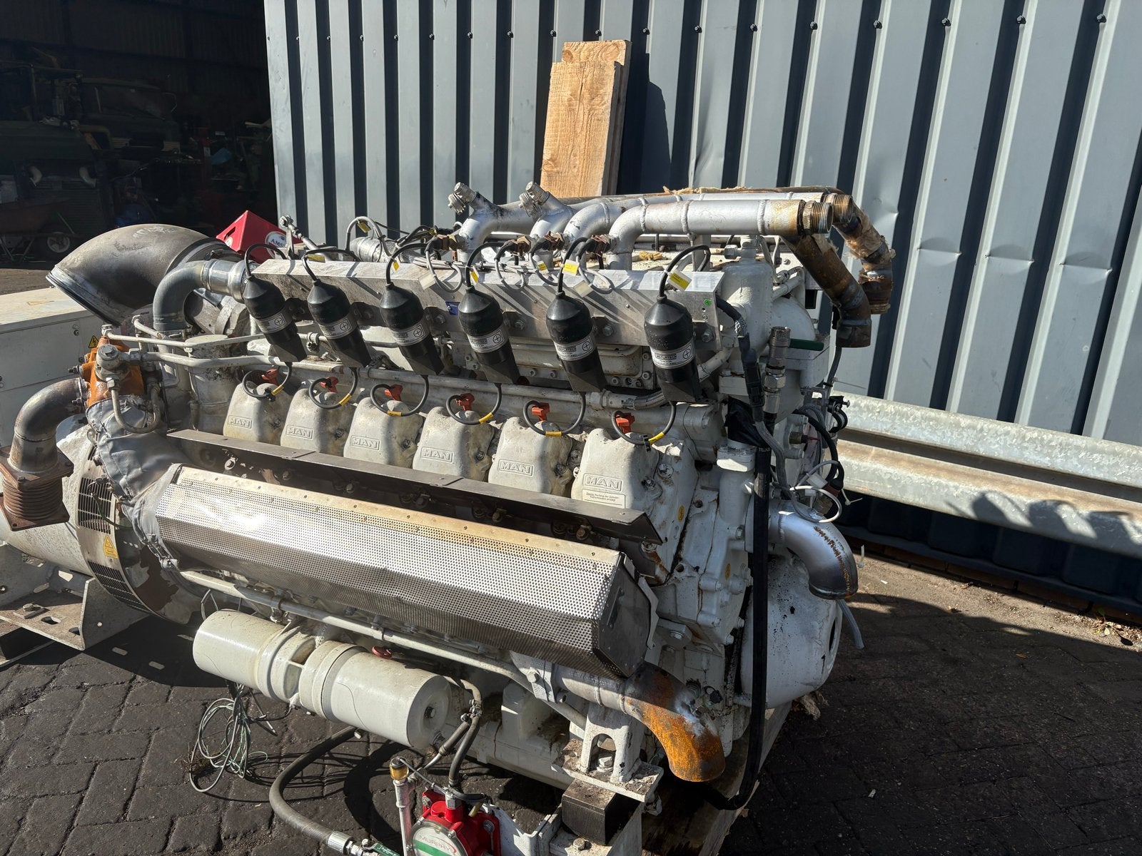 M.A.N 2842 LE322 Gasmotor - Minder dan 1000 draaiuren, Doe-het-zelf en Verbouw, Ophalen of Verzenden, Dieselmotor