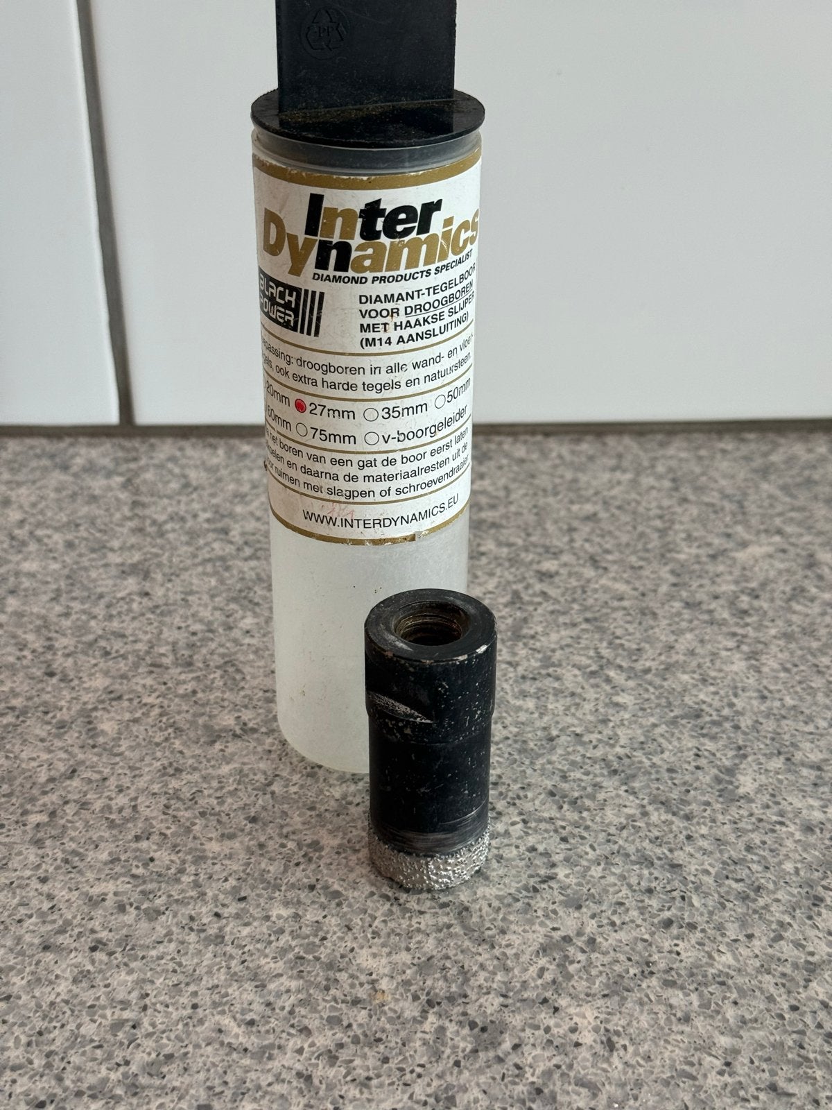 Interdynamics Diamant Tegelboor 27mm Black Power, Ophalen of Verzenden, Zo goed als nieuw