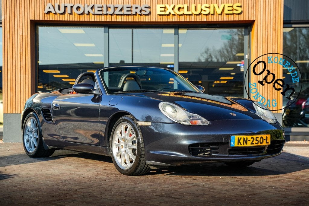 Porsche Boxster S 3.2 260PK Youngtimer Volledige Historie Cl, Auto's, Porsche, Achterwielaandrijving, Gebruikt, 1295 kg, Cabriolet