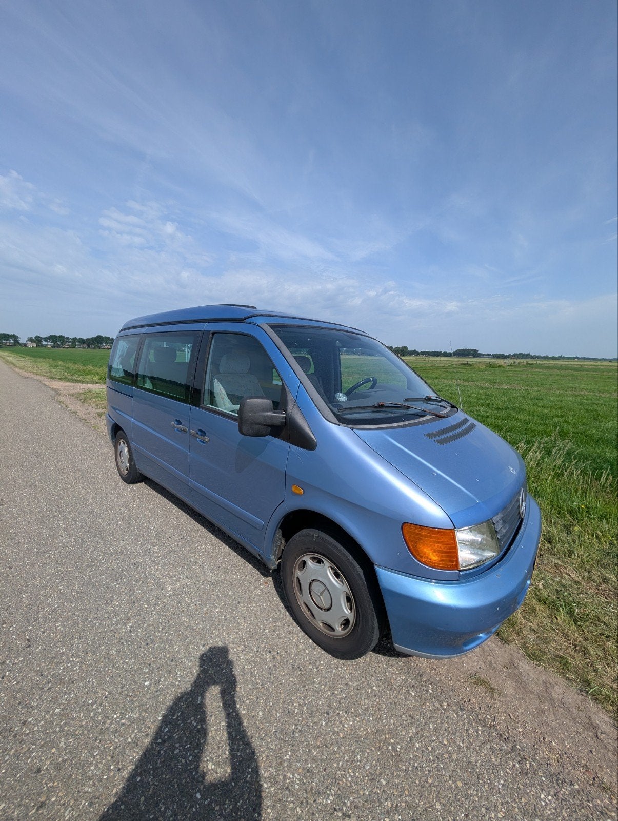 Mercedes-Benz Vito 2.3 110 D 1998 Blauw, Caravans en Kamperen, Campers, Particulier, Diesel