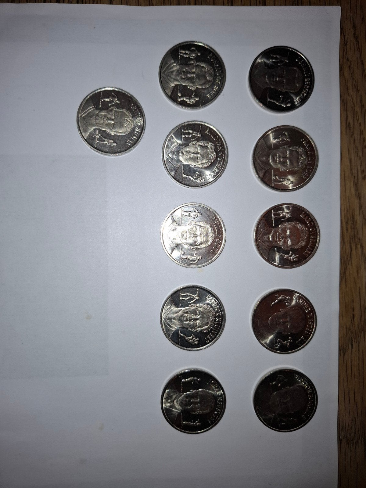 Set van 10 Koningin Beatrix 5 gulden munten Oranje 2000, Setje, Zilver, Ophalen of Verzenden, 5 gulden