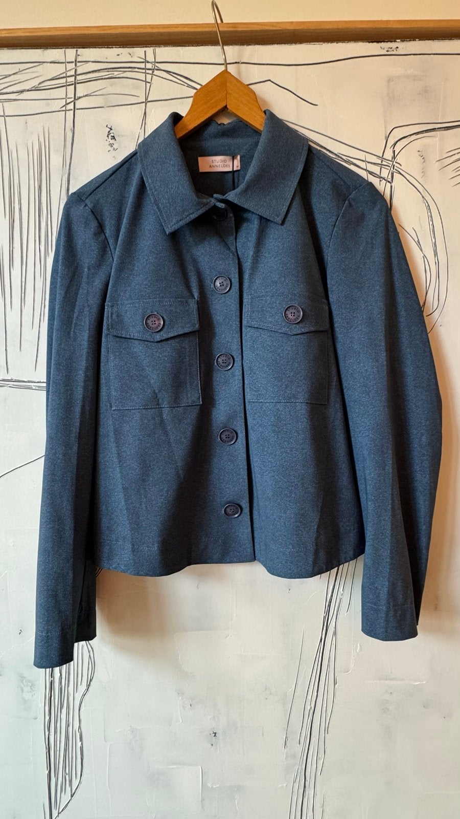Studio Anneloes Claire Spijkerjasje - Jeans - L -NIEUW, Ophalen of Verzenden, Zo goed als nieuw, Maat 42/44 (L), Blauw
