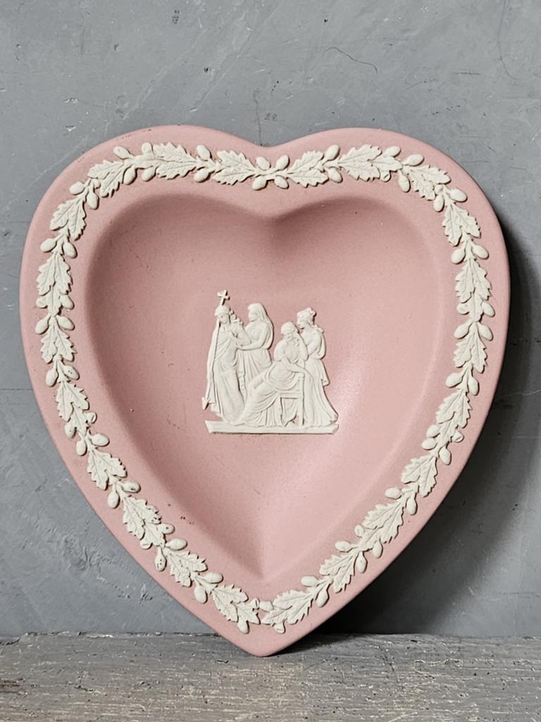 Wedgwood jasperware roze sieraden schaaltje, Antiek en Kunst, Ophalen of Verzenden